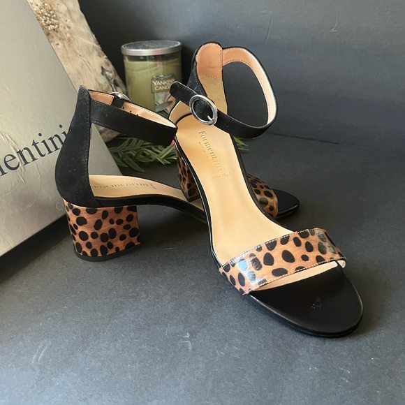 Formentini leather block heel sandals size 8 - Picture 2 of 7